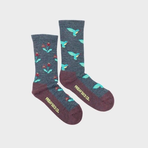 Women's Hummingbird Merino Wool Socks