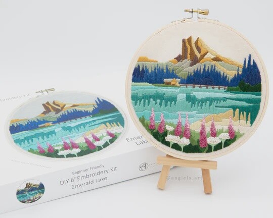 Emerald Lake - DIY Embroidery Kit