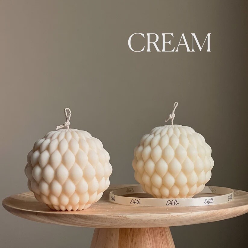 Large Bubble Ball Candle