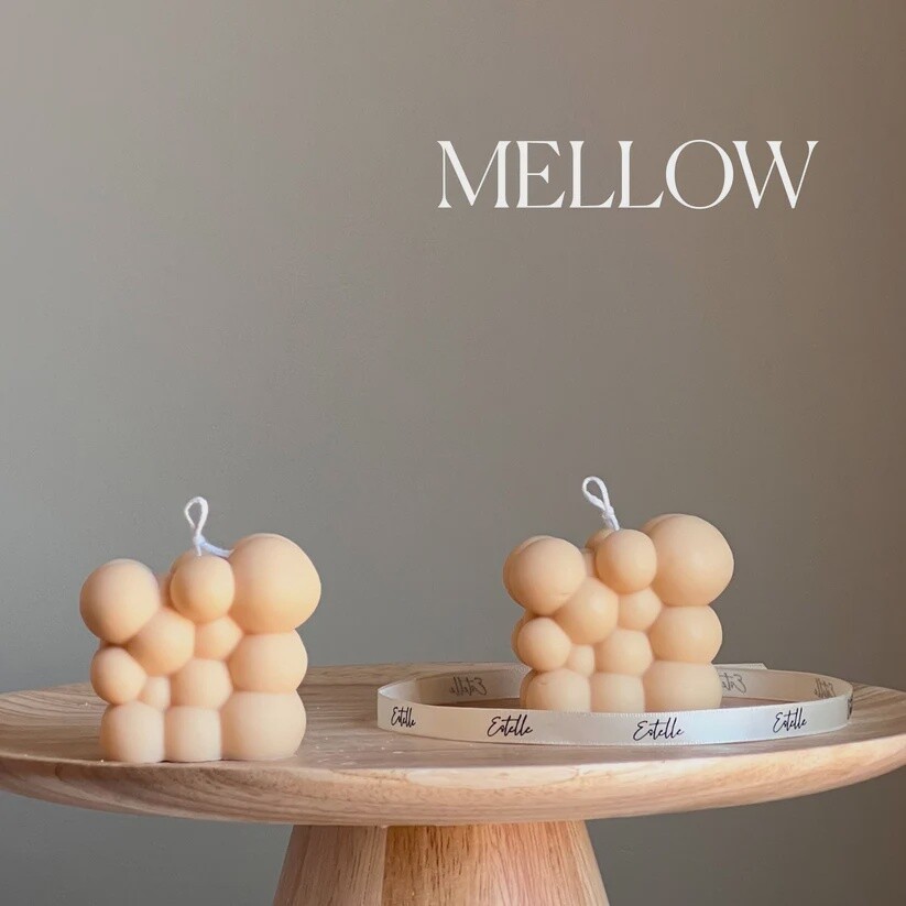 Irregular Bubble Cube Candle