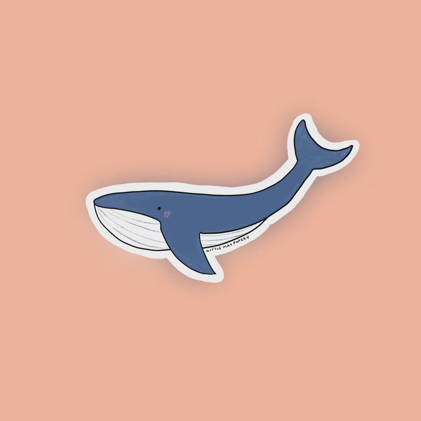 Whale Sticker