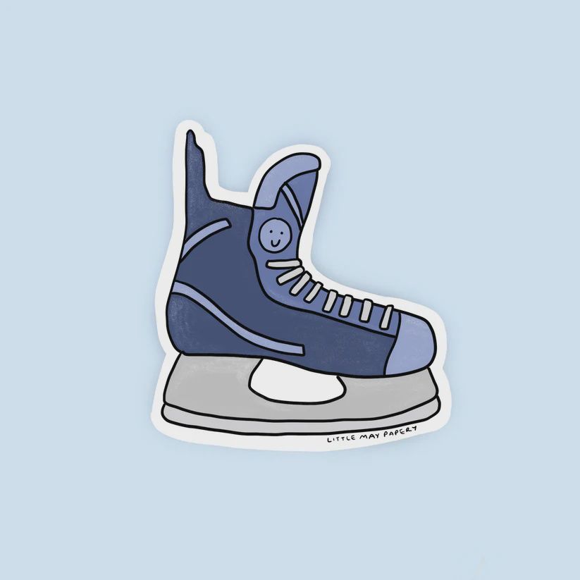 Ice Skate Sticker