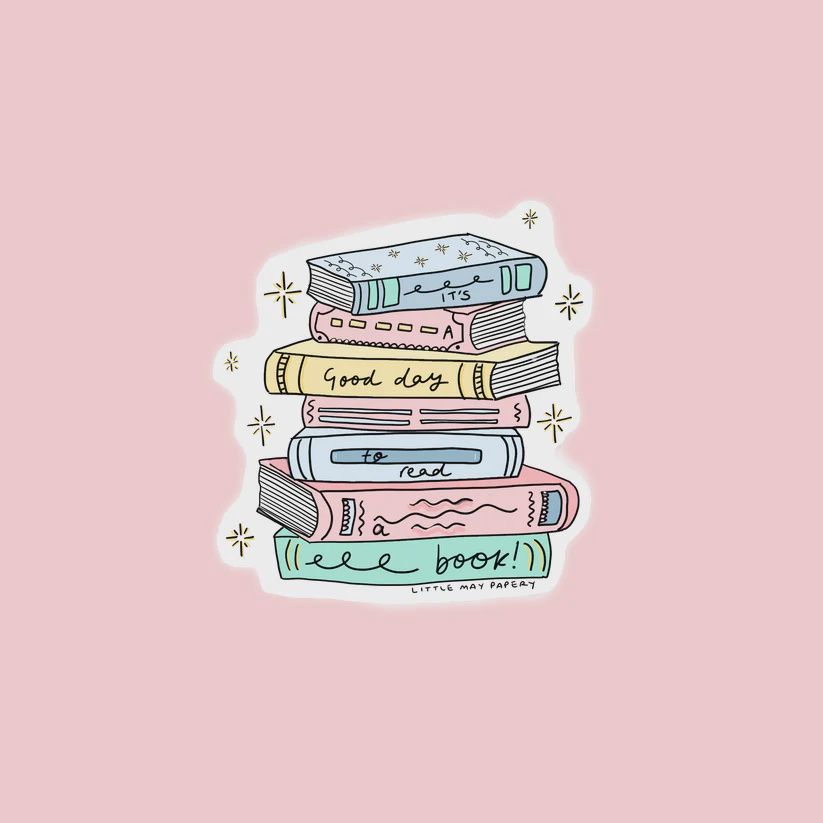 Good Day To Read A Book Sticker