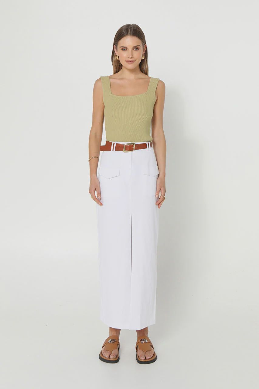 SHARI KNIT TOP PISTACHIO
