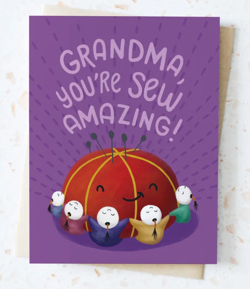 Grandma, You&#39;re Sew Amazing Card