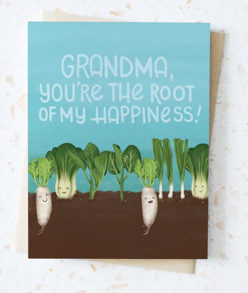 Grandma, You Are The Root Of My Happiness Card