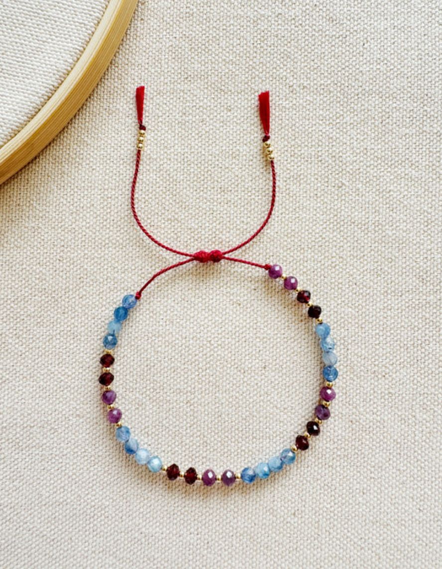Puinare Kyanite + Ruby + Granet