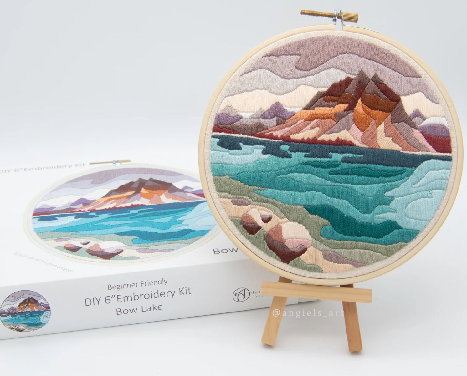 Bow Lake - DIY Embroidery Kit