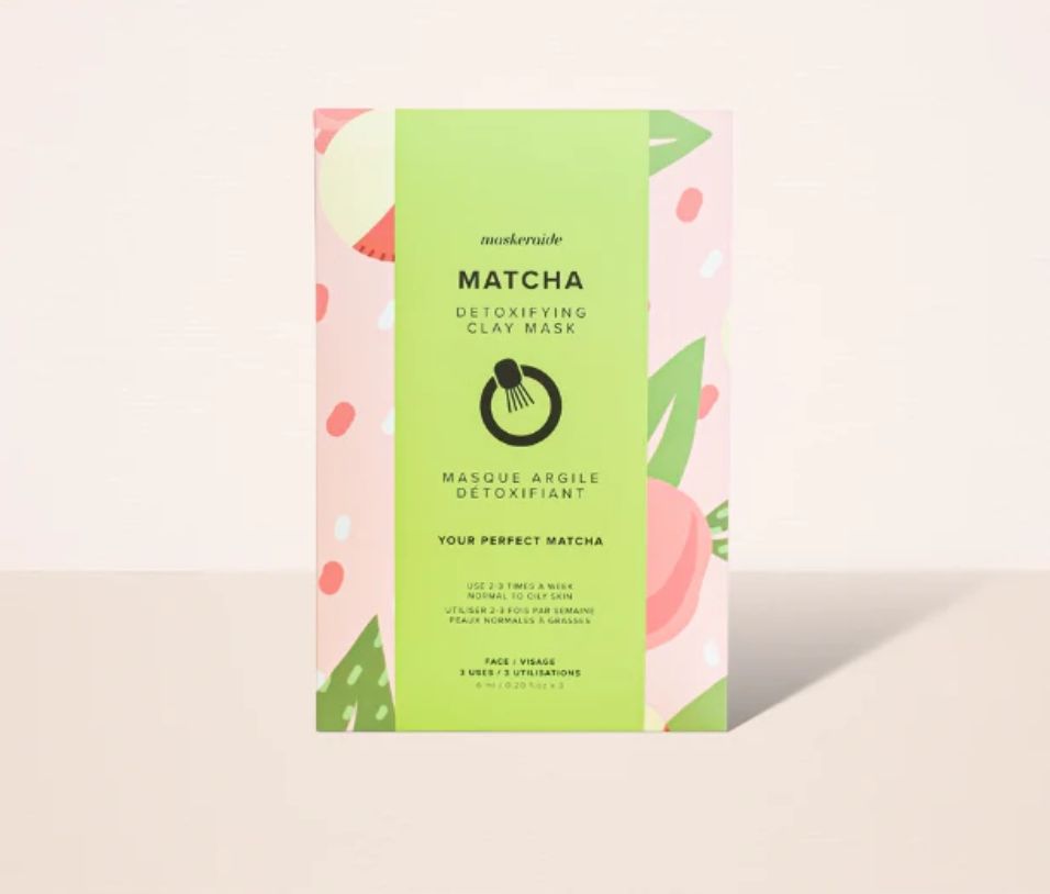 Matcha Detoxifying Clay Mask Sleeve 3pk