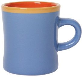 Color Pop Blue Diner Mug