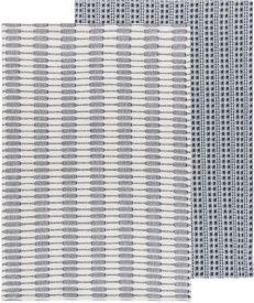 Midnight Blue Abode Dishtowel Set of 2