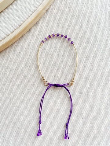 Lulu Bracelet, Color: Amethyst