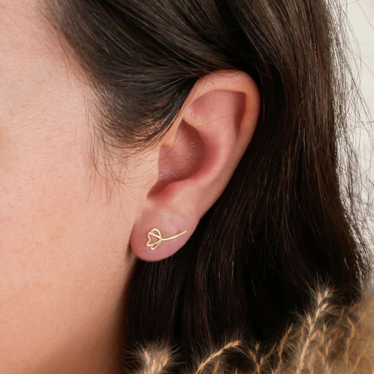 Poppy Earrings - Gold plated
