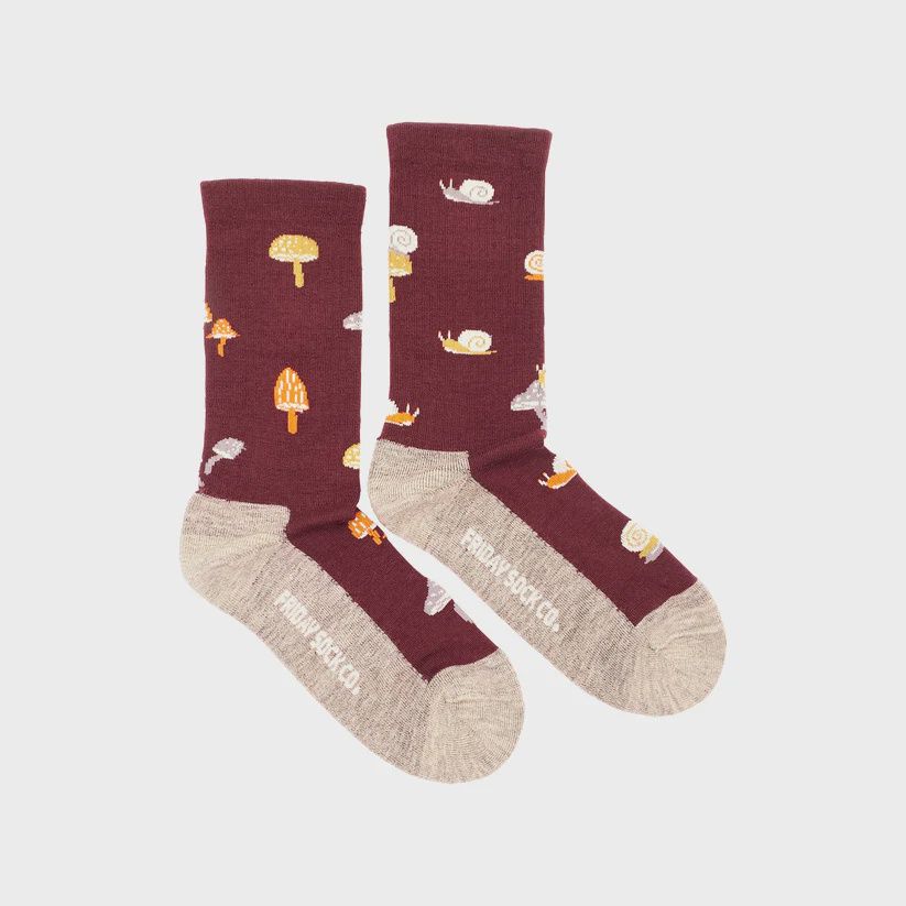 Women’s Mushroom Merino Wool Socks