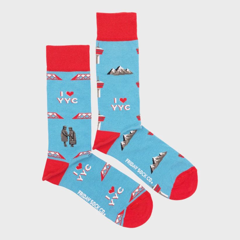 Men&#39;s Calgary Landmark Socks
