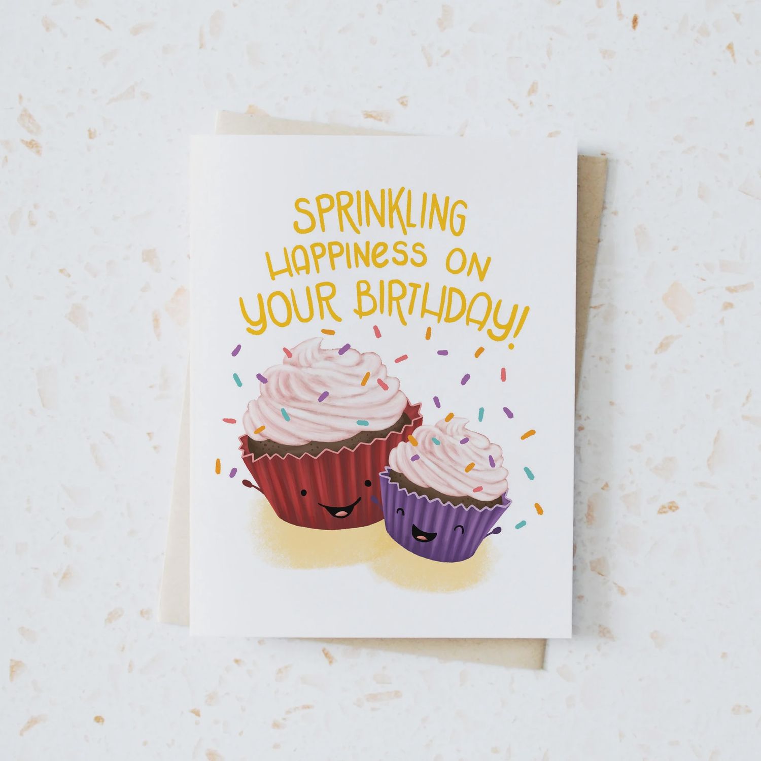 Sprinkling Happiness on Your Birthday Card