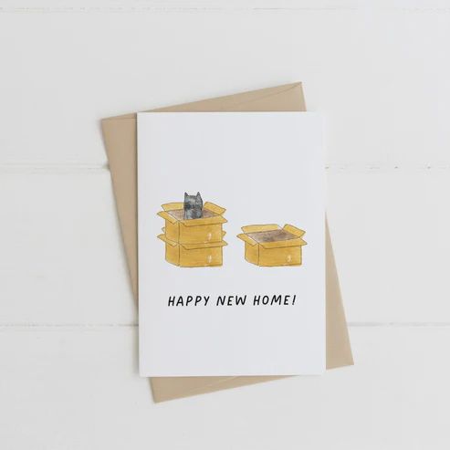 Cat in a Box Card