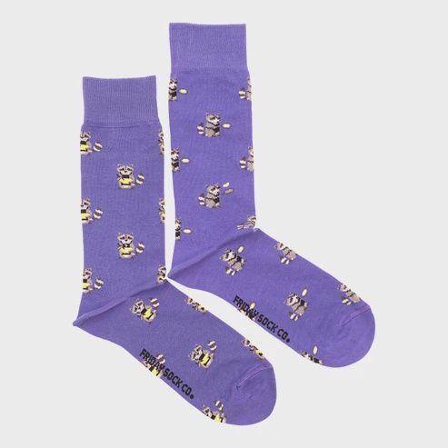 Men&#39;s Raccoon Cooking Socks