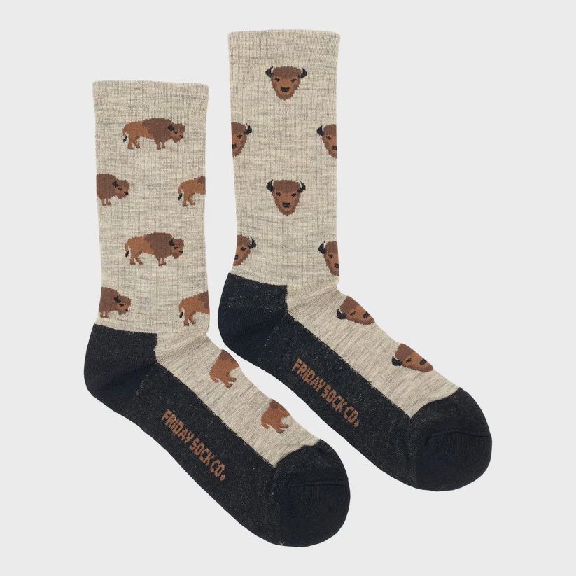 Men&#39;s Bison Merino Wool Socks