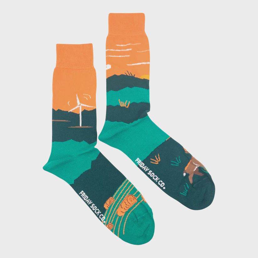 Men&#39;s Foothills Canadian Landscape Socks