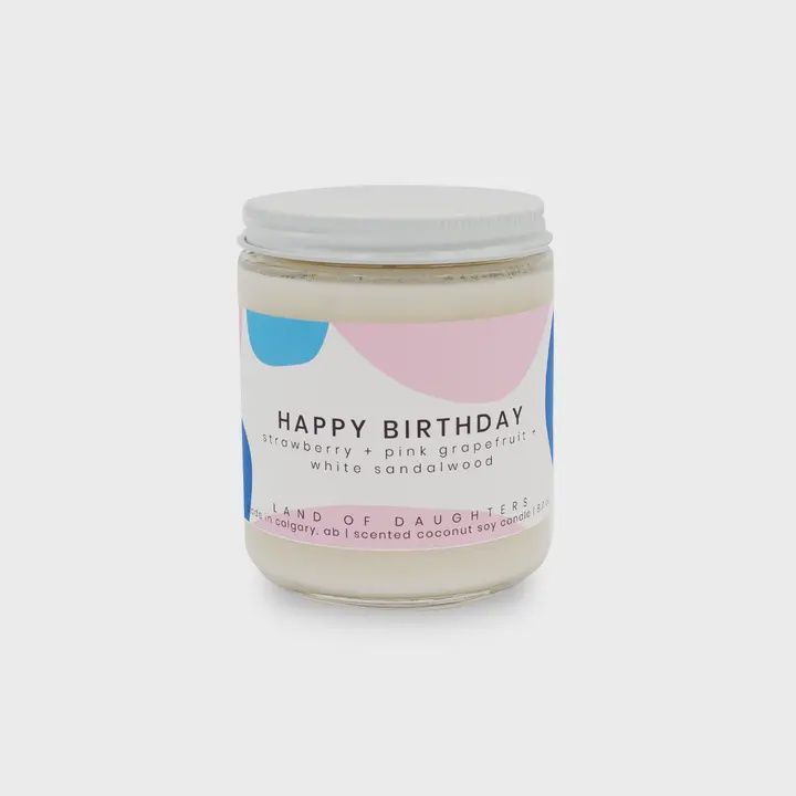 Happy Birthday Candle | 8oz