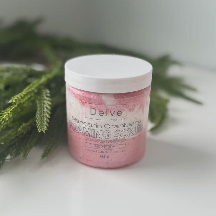 Mandarin Cranberry Foaming Scrub