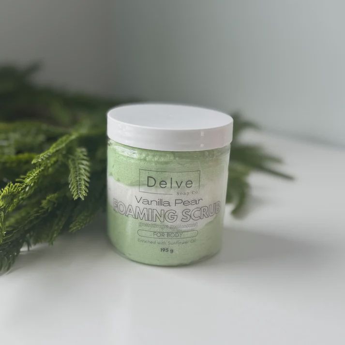 Vanilla Pear Foaming Scrub