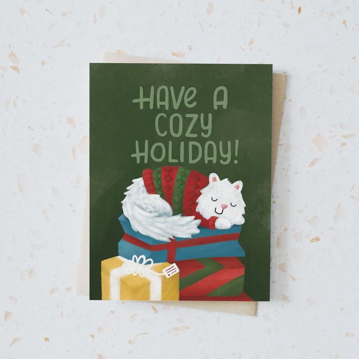 Have a Cozy Holiday Cat Card