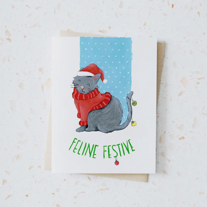 Feline Festive Card