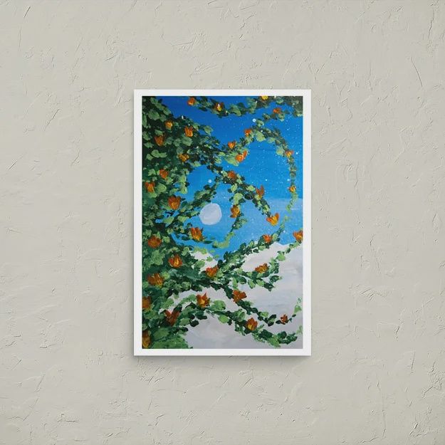 Moonlight In The  Leaves