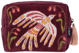 Pouch Embroidered Plume