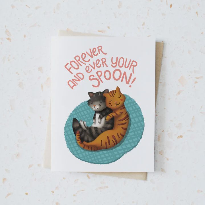 Forever and Ever Your Spoon Card