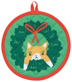 Let it Meow Shaped Potholder
