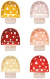 Set/6 Pinch Bowls Toadstool