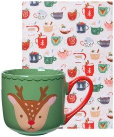 Cozy Cups Mug and Dishtowel Set