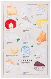 Les Fromages Cotton Dishtowel