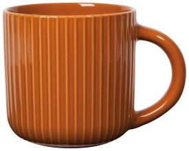 Mug 22oz Fluted Cognac