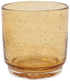 Tumbler 12oz Bubbled Amber