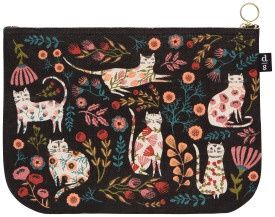 Zip Pouch Large Catbloom