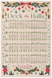 Christmas Carol Dishtowel