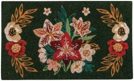 Amaryllis Christmas Doormat
