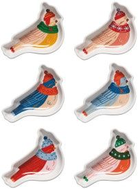 Season&#39;s Tweetings Christmas Pinch Bowls Set/6