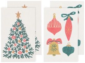 Festive Fir Christmas Pop Up Sponges Set of 4