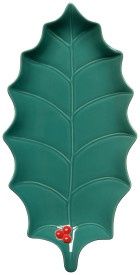Holly Shaped Christmas Dish
