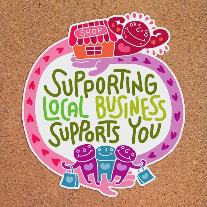 Support Local Sticker