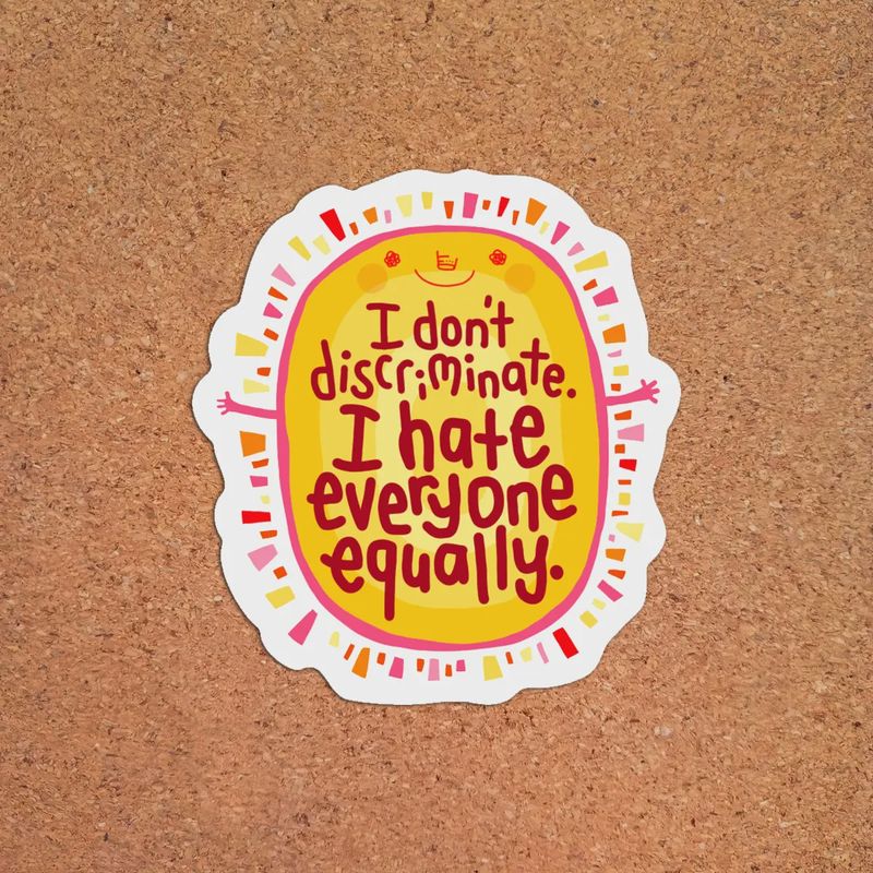 Hate Equally Sticker