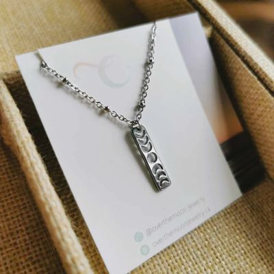 Crescent Moon Phase Necklace