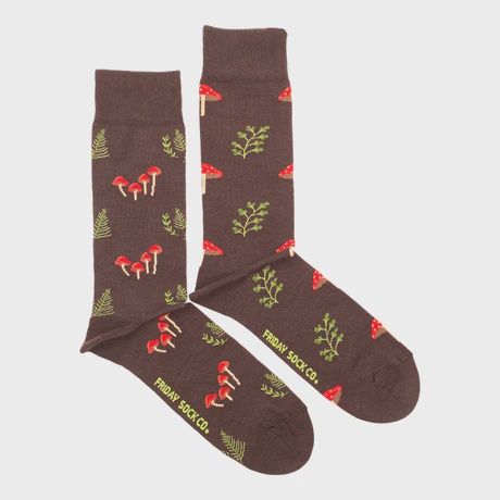 Men&#39;s Mushroom Forest Socks