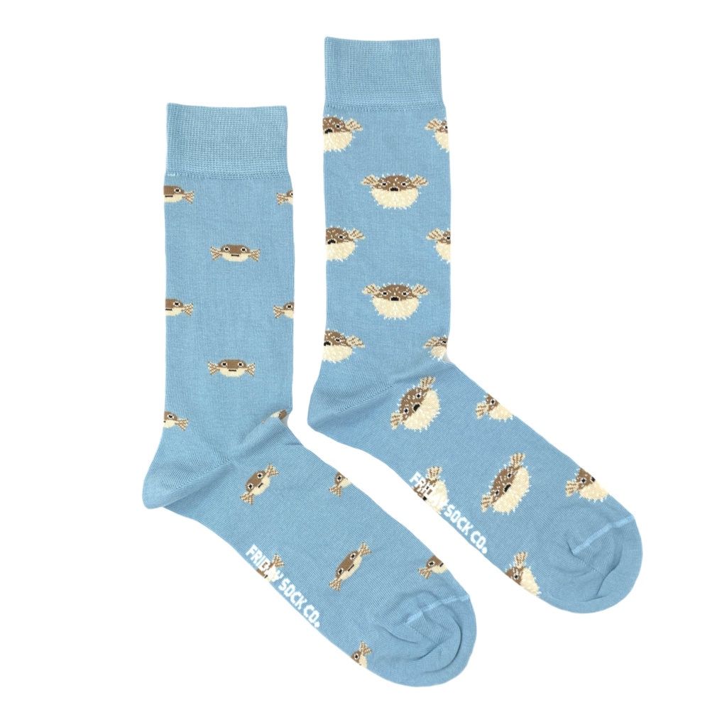Men&#39;s Puffer Fish Socks