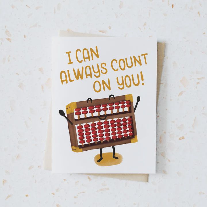 I Can Always Count on You Card